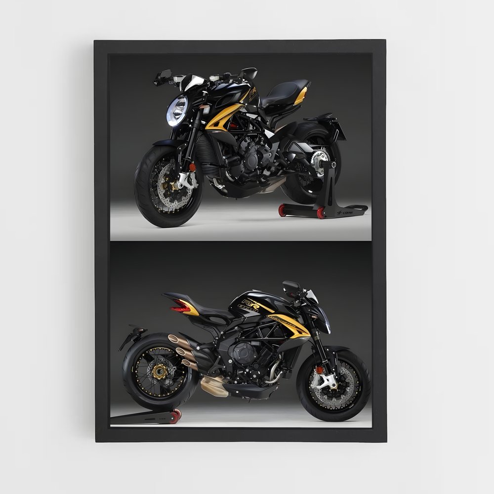 Poster Bolide Éclatant – affiche MV Agusta (vue 2)